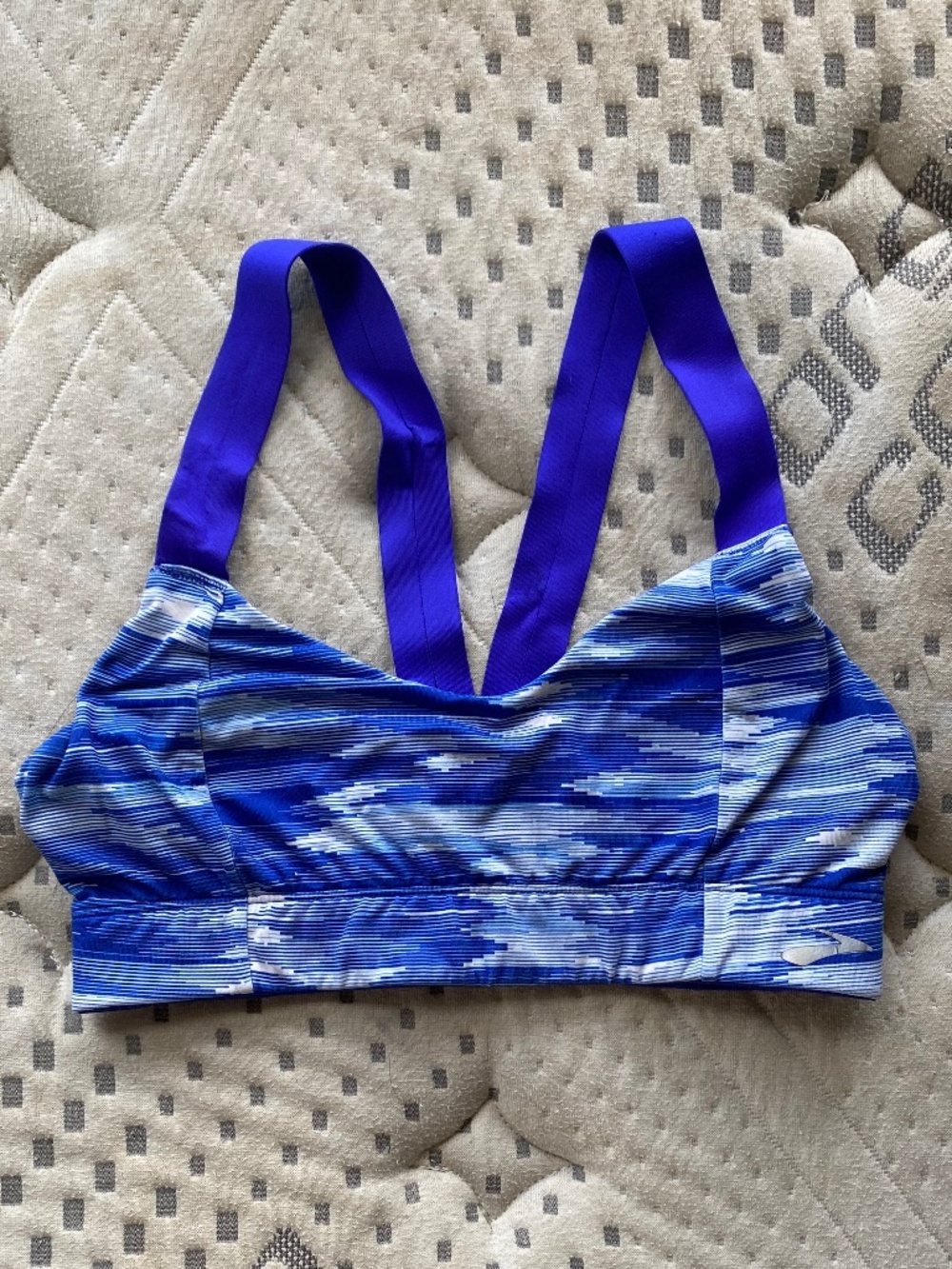 Brooks Running Sports Bra in Blue